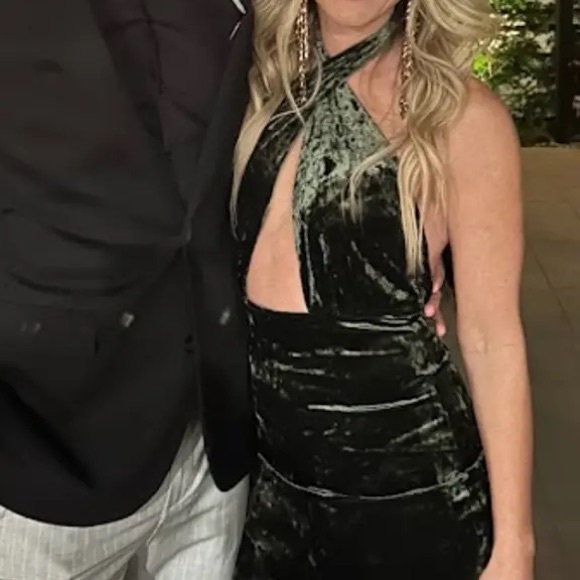 Ronny Kobo Collection Strapless Green Dress - Picture 15 of 15